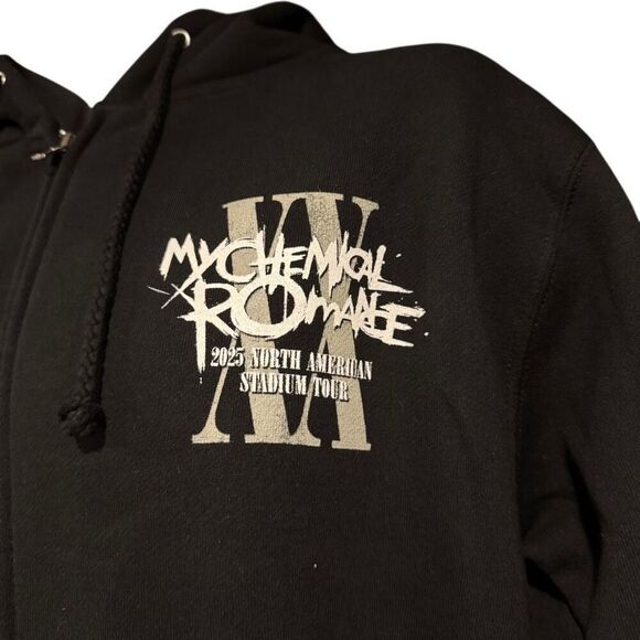 MCR My Chemical Romance 2025 North American Tour Pepe Hoodie Men’s Medium - Picture 4 of 5
